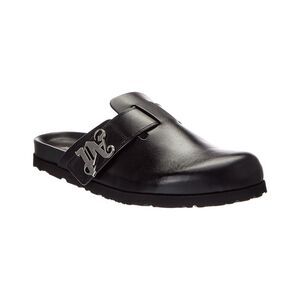 Palm Angels Pa Leather Mule, Black